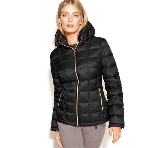 michael kors black puffer coat|michael kors puffer coat 2x.